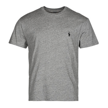 Textiel Heren T-shirts korte mouwen Polo Ralph Lauren T-SHIRT AJUSTE EN COTON Grijs / Gevlekt