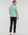 Textiel Heren T-shirts korte mouwen Polo Ralph Lauren T-SHIRT AJUSTE EN COTON LOGO CENTRAL Kaki
