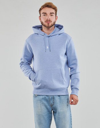 Textiel Heren Sweaters / Sweatshirts Polo Ralph Lauren SWEATSHIRT CAPUCHE LOGO CENTRAL EN DOUBLE KNIT TECH Blauw