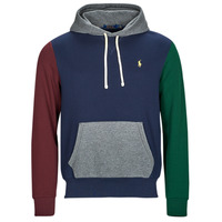 Textiel Heren Sweaters / Sweatshirts Polo Ralph Lauren SWEATSHIRT CAPUCHE EN MOLLETON Multicolour / Marine