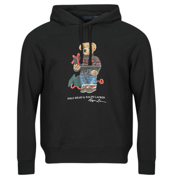 Textiel Heren Sweaters / Sweatshirts Polo Ralph Lauren SWEATSHIRT CAPUCHE POLO BEAR RALPH LAUREN Zwart