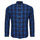Textiel Heren Overhemden lange mouwen Polo Ralph Lauren CHEMISE COUPE DROITE EN FLANELLE Blauw / Zwart