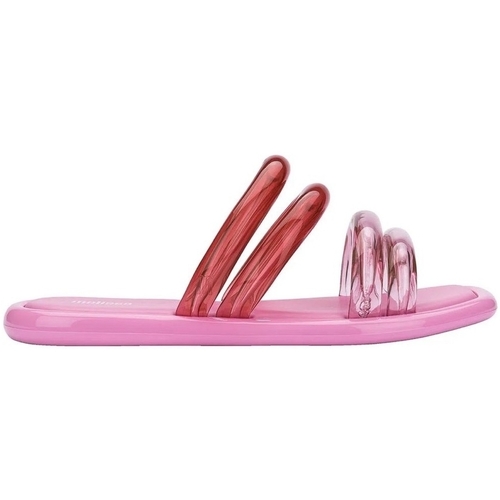 Schoenen Dames Sandalen / Open schoenen Melissa Airbubble Slide - Pink/Pink Transp Roze