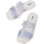 Schoenen Dames Sandalen / Open schoenen Melissa Airbubble Slide - White/Clear Wit