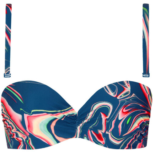Textiel Dames Bikinibroekjes- en tops Lisca Bandeau zwemkleding top Queensland Blauw