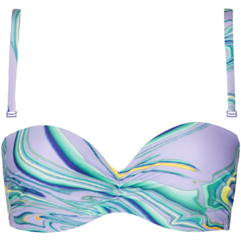Textiel Dames Bikinibroekjes- en tops Lisca Bandeau zwemkleding top Queensland Violet