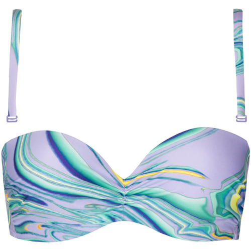 Textiel Dames Bikinibroekjes- en tops Lisca Bandeau zwemkleding top Queensland Violet