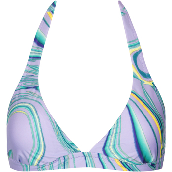 Textiel Dames Bikinibroekjes- en tops Lisca Voorgevormde triangelzwemkleding top zonder beugel Queensland Violet