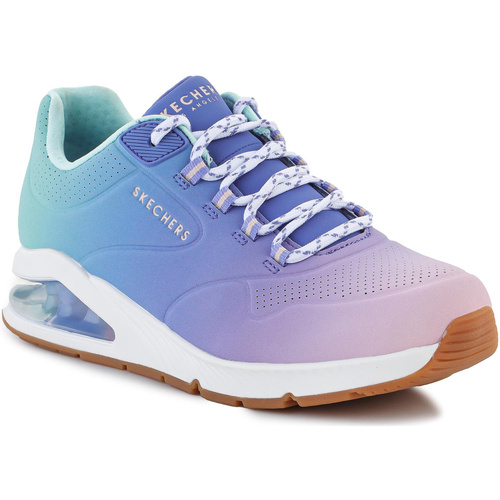 Schoenen Dames Lage sneakers Skechers Uno 2 Color Waves 155628-BLMT Multicolour