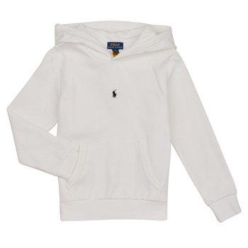 Textiel Jongens Sweaters / Sweatshirts Polo Ralph Lauren LS HOODIE M2-KNIT SHIRTS-SWEATSHIRT Wit