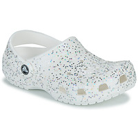 Schoenen Meisjes Klompen Crocs Classic Starry Glitter Clog K Wit