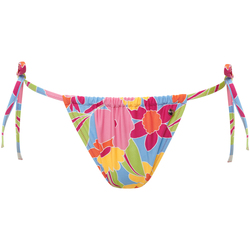 Textiel Dames Bikinibroekjes- en tops Lisca Laag uitgesneden zwembroekje met bandjes Miami  Cheek Oranje