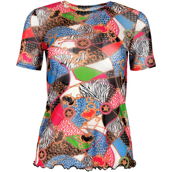 Textiel Dames Tops / Blousjes Lisca Top met korte mouwen Olbia Multicolour