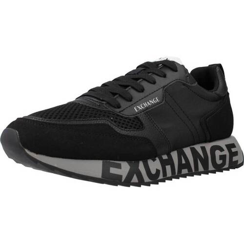 Schoenen Heren Sneakers EAX ENGLISH Zwart