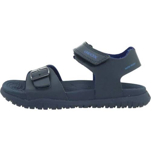 Schoenen Jongens Sandalen / Open schoenen Geox J SANDAL FUSBETTO BO Blauw