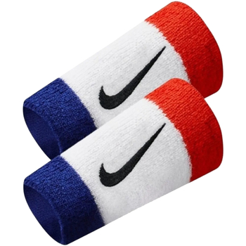 Accessoires Sportaccessoires Nike Swoosh Double Wide Wristbands Wit