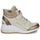 Schoenen Dames Hoge sneakers MICHAEL Michael Kors GENTRY HIGH TOP Beige / Goud