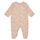 Textiel Meisjes Pyjama's / nachthemden Petit Bateau LAUNA Roze / Wit