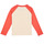Textiel Jongens T-shirts met lange mouwen Petit Bateau LOCAS Wit / Oranje