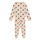 Textiel Meisjes Pyjama's / nachthemden Petit Bateau LERRY Wit / Rood / Marine