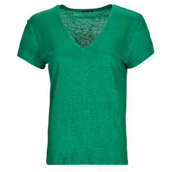 Textiel Dames T-shirts korte mouwen Ikks BX10555 Groen