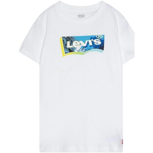 Textiel Jongens T-shirts korte mouwen Levi's  Wit