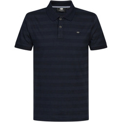 Textiel Heren T-shirts & Polo’s Petrol Industries Polo Strepen Navy Blauw