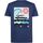 Textiel Heren T-shirts & Polo’s Petrol Industries T-Shirt Print Navy Blauw