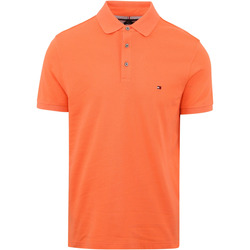 Textiel Heren T-shirts & Polo’s Tommy Hilfiger 1985 Poloshirt Oranje Oranje