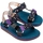 Schoenen Dames Sandalen / Open schoenen Melissa Papete+Rider - Blue/Purple/Beige Multicolour