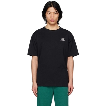 Textiel Dames T-shirts & Polo’s New Balance UNISSENTIALS TEE Zwart