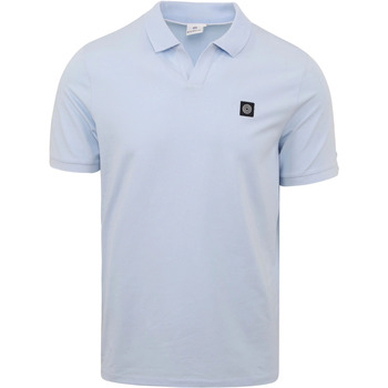 Textiel Heren T-shirts & Polo’s Blue Industry M38 Poloshirt Lichtblauw Blauw