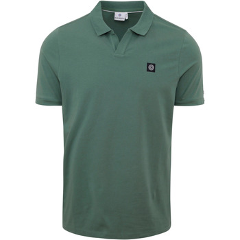 Textiel Heren T-shirts & Polo’s Blue Industry M38 Poloshirt Groen Groen