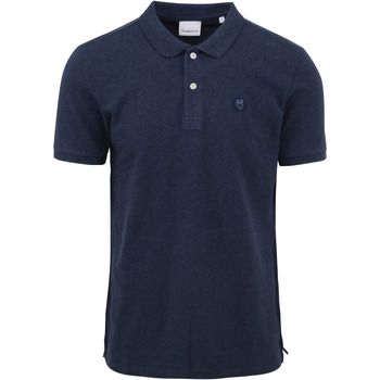 Textiel Heren T-shirts & Polo’s Knowledge Cotton Apparel Polo Donkerblauw Blauw