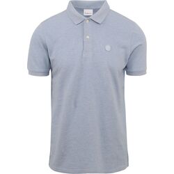 Textiel Heren T-shirts & Polo’s Knowledge Cotton Apparel Polo Lichtblauw Blauw