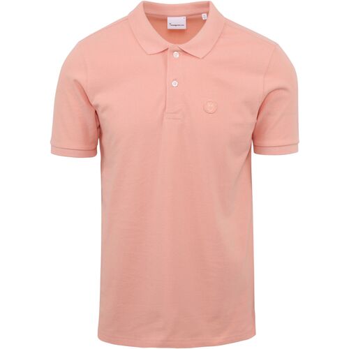Textiel Heren T-shirts & Polo’s Knowledge Cotton Apparel Polo Roze Roze
