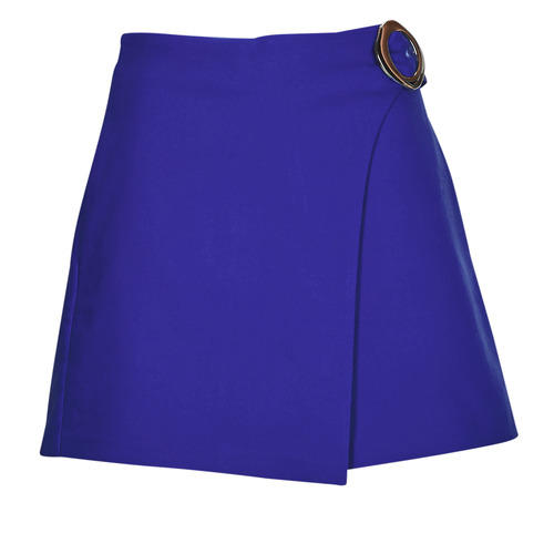 Textiel Dames Korte broeken / Bermuda's Morgan SHUSA SKORT Blauw