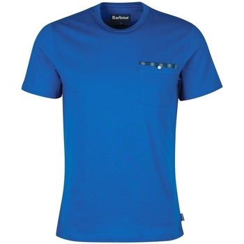 Textiel Heren T-shirts & Polo’s Barbour Tayside T-Shirt - Monaco Blue Blauw