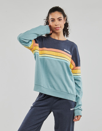 Textiel Dames Sweaters / Sweatshirts Rip Curl SURF REVIVAL CREW Marine / Blauw