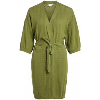 Textiel Dames Mantel jassen Vila Lesly 3/4 Cardigan - Calliste Green Groen