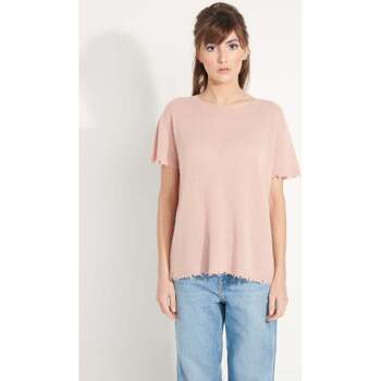 Textiel Dames T-shirts korte mouwen Studio Cashmere8 AVA 6 Roze