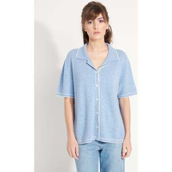 Textiel Dames Overhemden Studio Cashmere8 AVA 2 Blauw