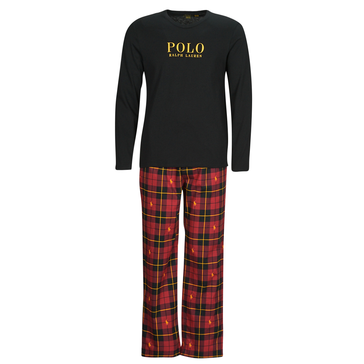 Pyjama van katoen, model 'WOVEN & LIQUID COTTON'