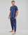 Textiel Heren T-shirts korte mouwen Polo Ralph Lauren S/S CREW SLEEP TOP Blauw