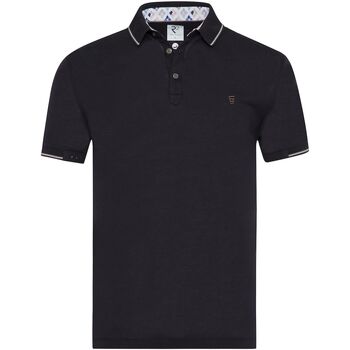 Textiel Heren T-shirts & Polo’s R2 Amsterdam Poloshirt Zwart Zwart