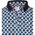 Textiel Heren T-shirts & Polo’s R2 Amsterdam Dobby Knitted Poloshirt Print Blauw Blauw