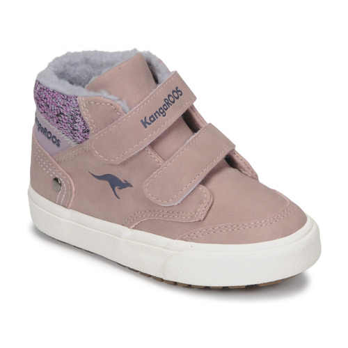 Schoenen Meisjes Hoge sneakers Kangaroos KaVu Primo V Roze / Violet
