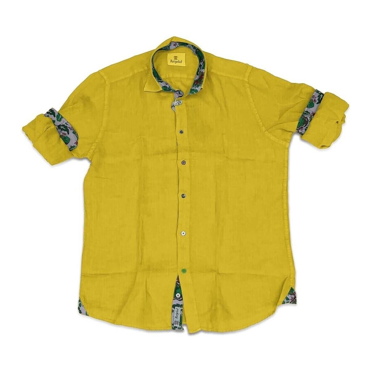 Textiel Heren Overhemden lange mouwen Recycled  Multicolour