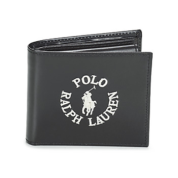 Tassen Portefeuilles Polo Ralph Lauren BLFLD W/COIN-WALLET-MEDIUM Zwart / Black-multi / Pony