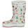 Schoenen Kinderen Regenlaarzen Aigle LOLLY POP FUR PRINT Wit / Multicolour